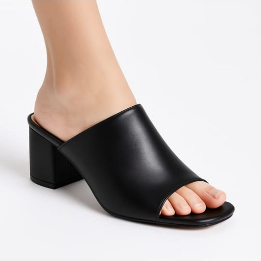 Women's Open-Toe Block Heel Sandal