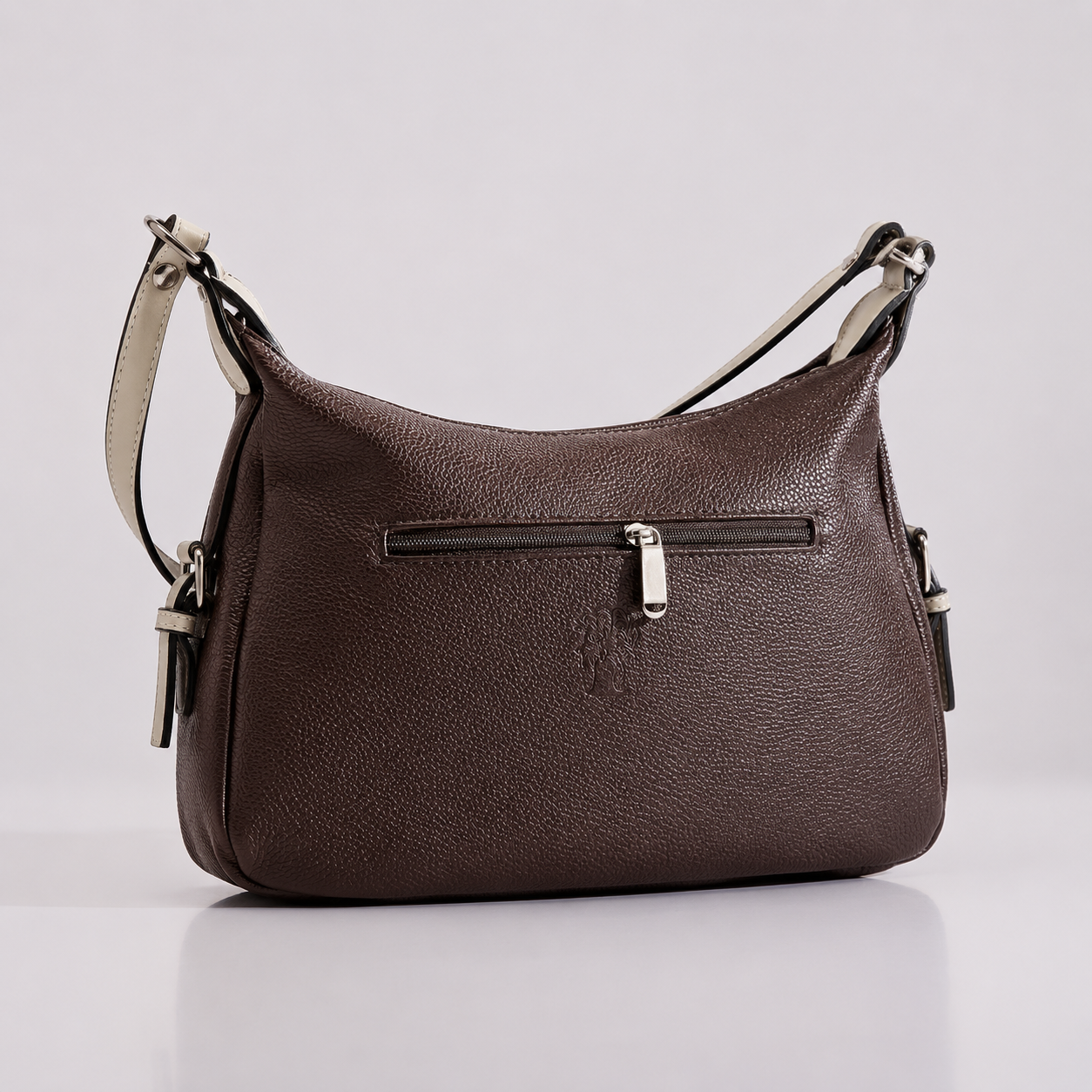 Classic Elegance Pebbled Leather Shoulder Bag