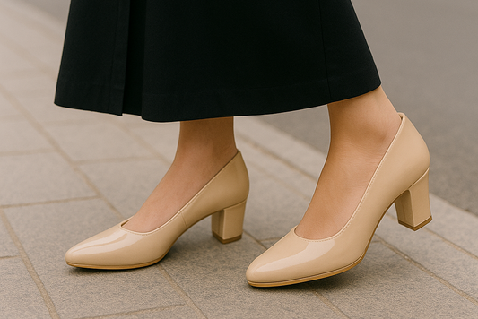 Women's Classic Block Heel Pumps