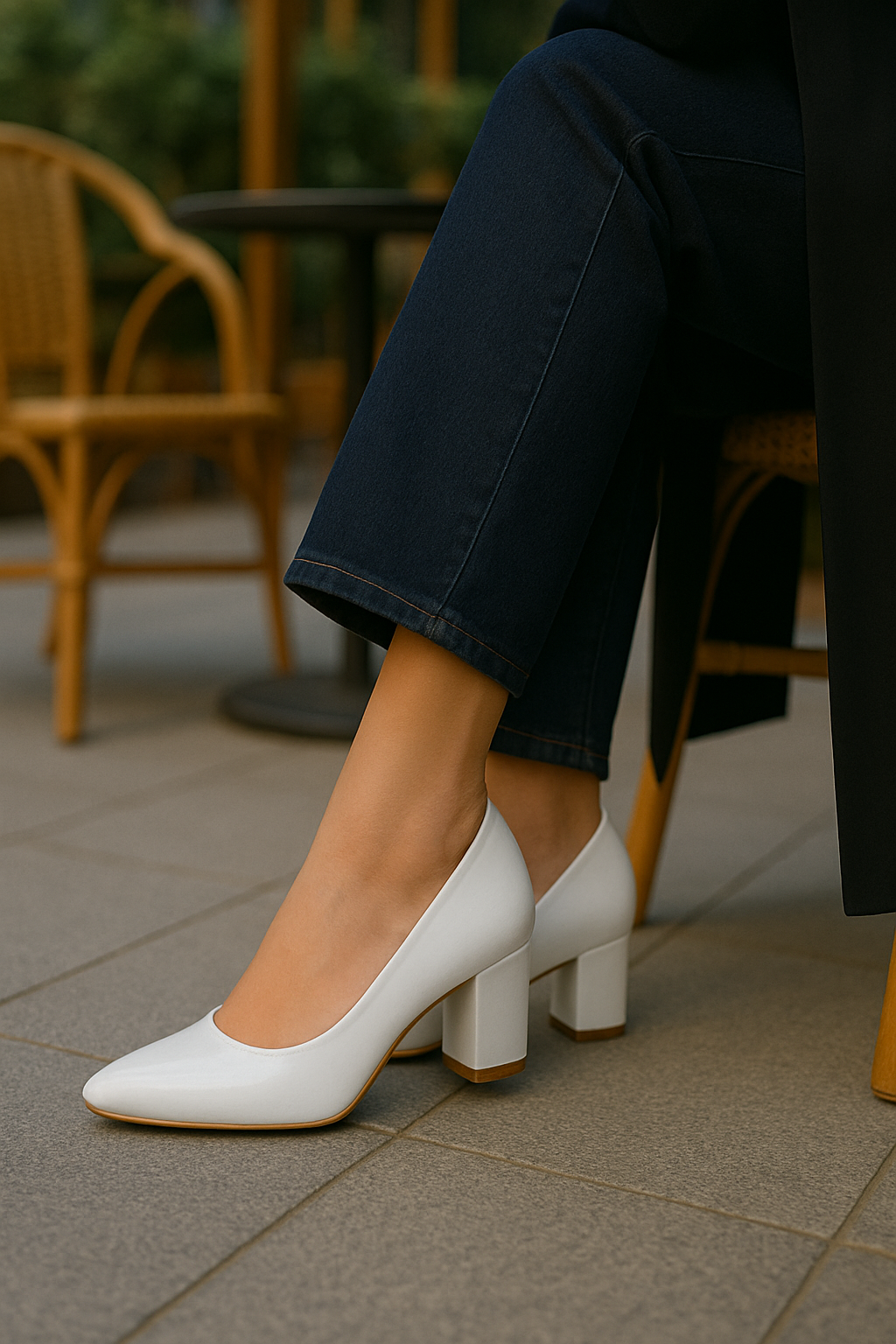 Women's Classic Block Heel Pumps