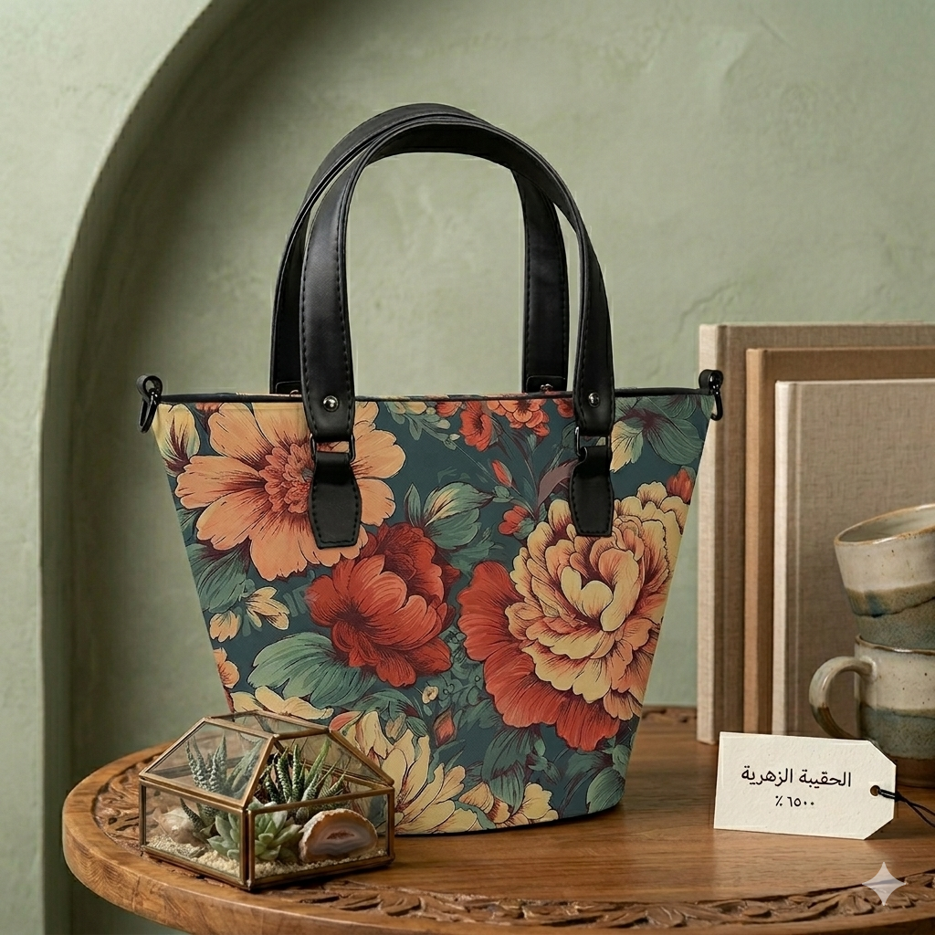Classic Floral Tote