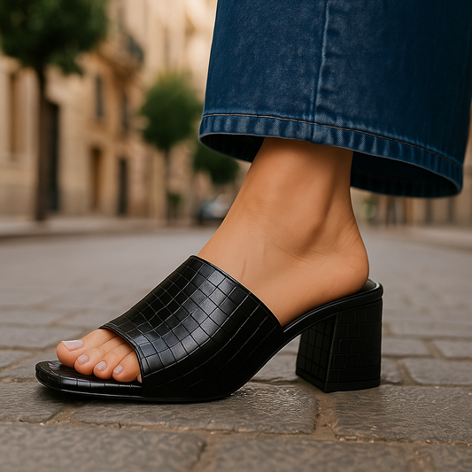 High strapped Slippers lazar