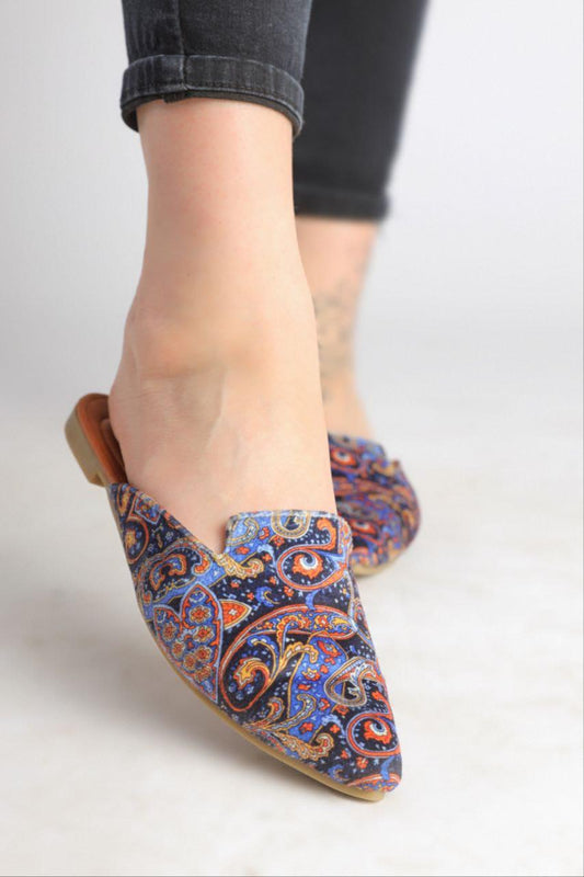 P-Mules Blue Mandala