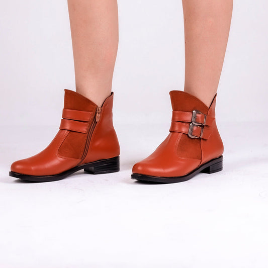 Havana Double belted boots