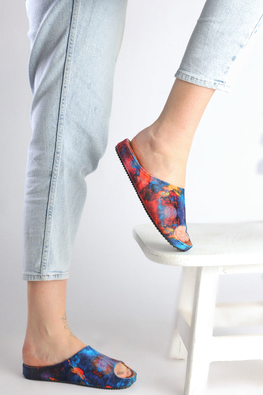 Patterned Slipper Color Paradise
