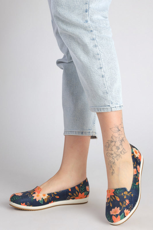 مدورة P زهور الليل المسطحة