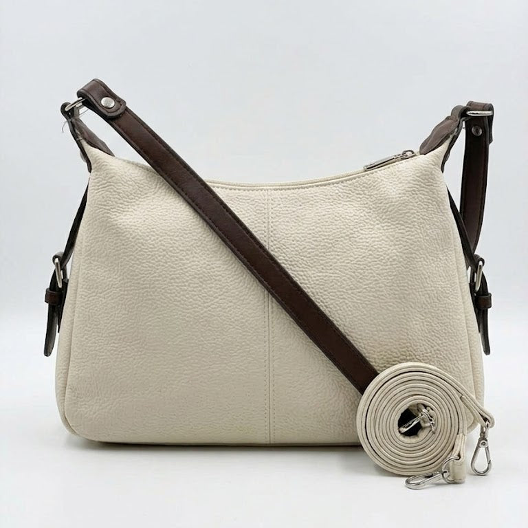 Elegance" Women's Shoulder Bag - Imported Shrunk Leather