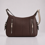 Classic Elegance Pebbled Leather Shoulder Bag