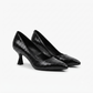 Elegant Textured Pointed-Toe Pump