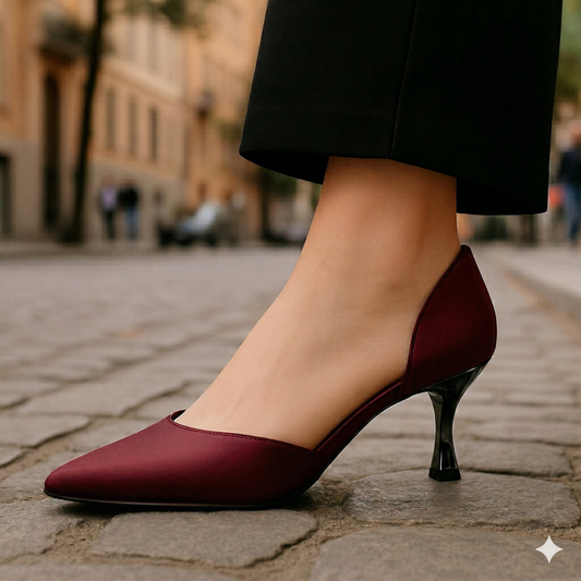 S-needle heels