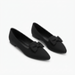 Bow Front Flat Loafers
