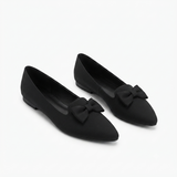 Bow Front Flat Loafers
