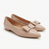 Glossy Bow-Front Ballerina