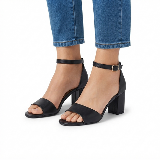 Women’s Block Heel Ankle Strap Sandals