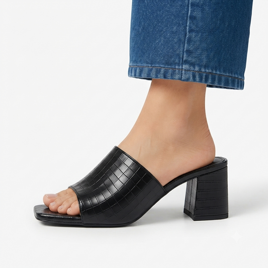 High strapped Slippers lazar
