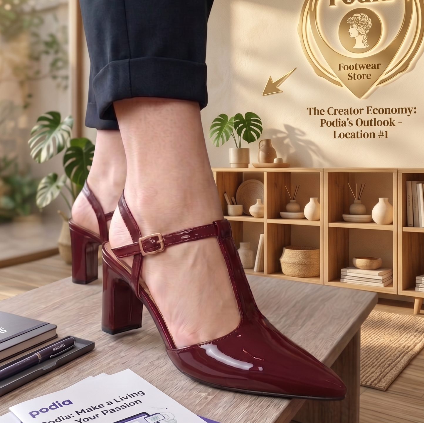 Podia Classic Pointed-Toe Pumps