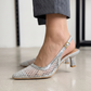 Modern Mesh "LAKRIH" Kitten Heels