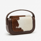 "Nature’s Elegance" Handbag – Premium Natural Cowhide Leather