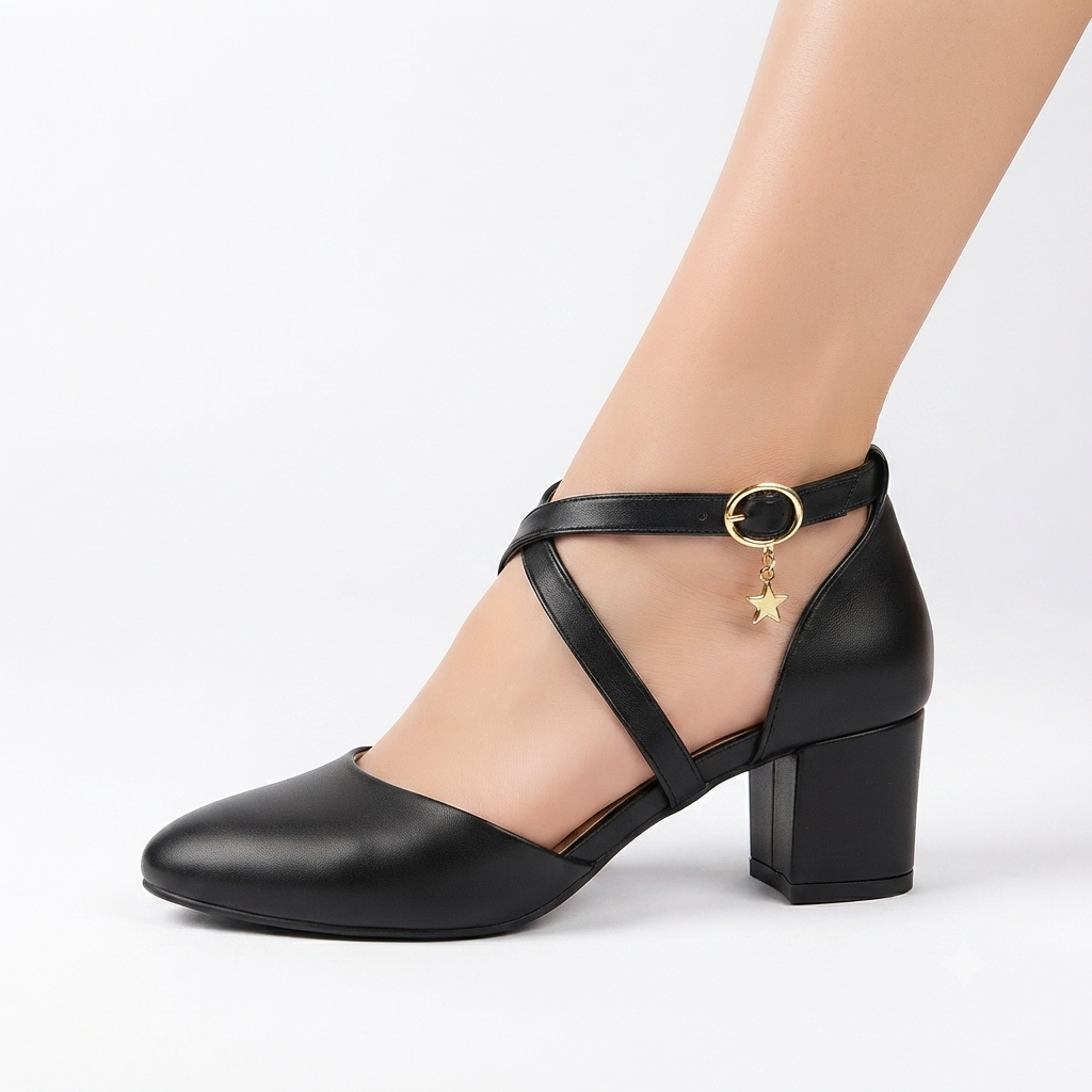 Cross Strapped Heels Sandals