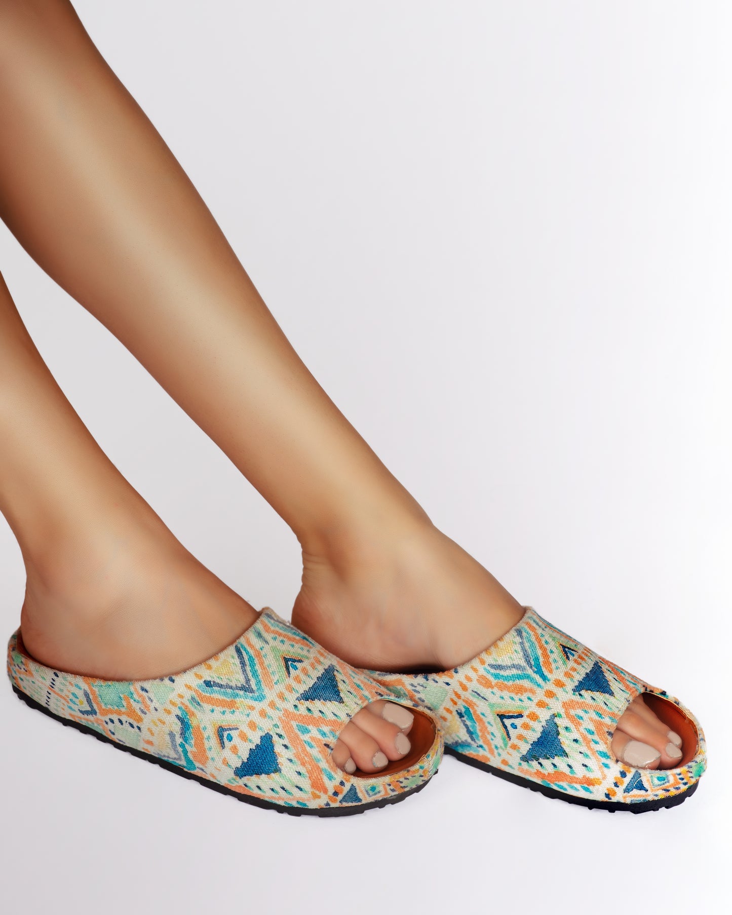 Patterned Slipper Nobian brush