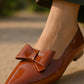Glossy Bow-Front Ballerina