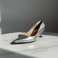 Elegant Textured Pointed-Toe Pump