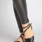 Black Lazar Sandals
