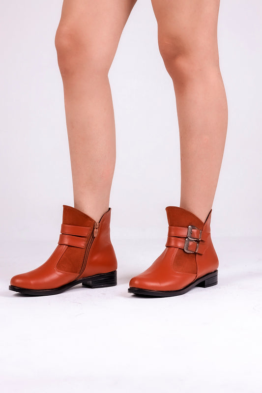 Havana Double belted boots