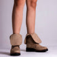 Beige 2N1 Boots