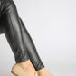 Biege Double belted flat